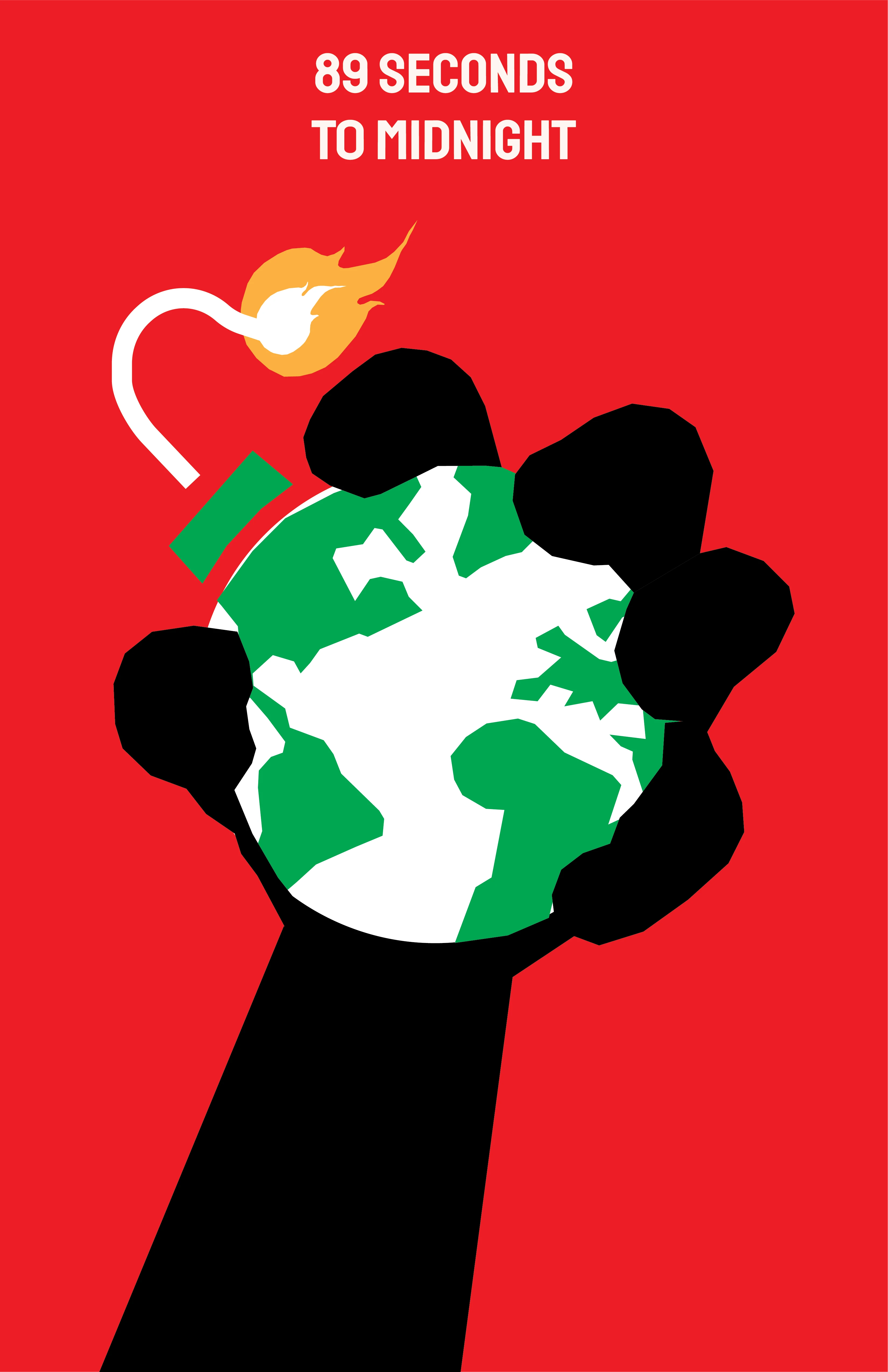 Prelim 2: hand holding earth bomb